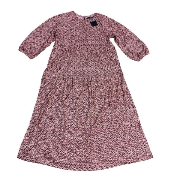 Sfera Printed Long Sleeve Maxi Dress NWT SMALL - Picture 1 of 13